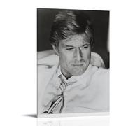 KNKncnv Robert Redford Poster Decorative Painting Canvas Wall Art Living Room Poster Bedroom Painting Wall Art Picture Print Modern Family Room Decor 12 x 18 Inches (30 x 45 cm)
