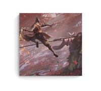 KNKncnv Sekiro-shadows-die-twice-game Poster Decorative Painting Canvas Wall Art Living Room Poster Bedroom Painting, Wall Art Picture Print Modern Family Room Decor 20 x 20 Inches (50 x 50 cm)