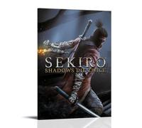 KNKncnv Sekiro Shadows Die Twice Poster Decorative Painting Canvas Wall Art Living Room Poster Bedroom Painting Wall Art Picture Print Modern Family Room Decor 24 x 36 inches (60 x 90 cm)
