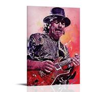 KNKncnv Singer Carlos Santana Poster Decorative Painting Canvas Wall Art Living Room Poster Bedroom Painting Wall Art Picture Print Modern Family Room Decor 24 x 36 Inches (60 x 90 cm)