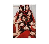 KNKncnv South Korea Girl Grop Twice Poster Decorative Painting Canvas Wall Art Living Room Poster Bedroom Painting Wall Art Picture Print Modern Family Room Decor 24 x 36 Inches (60 x 90 cm)