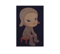 KNKncnv Yoshitomo Nara Boy Poster Decorative Painting Canvas Wall Art Living Room Poster Bedroom Painting Wall Art Picture Print Modern Family Room Decor 16 x 24 Inches (40 x 60 cm)