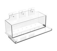 KNMDXD Flower Pots, Rectangular Acrylic Transparent | Garden Pot for and Flowers | for Outdoor Balcony Terrace Fence Sill Window Patio Indoor