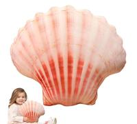 KNMDXD Shell Shaped Cushion | Decorative Pillow Series Cushion - Sea Seashell Plush Floor Cushions Home Bedroom Decor