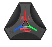 Knnuey 1 Piece MK12 Plug and Paly Gamepad Mobile Controller Gaming Keyboard Mouse Converter Bluetooth 5.0 Black Plastic for Mobile Game