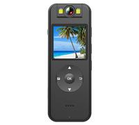 Knnuey 4K Mini WIFI Camera Back Clip Full HD Body Camera Set Kit with IPS Screen,Wearable Pocket Bodycam Camcorder with 64G Menmry Card