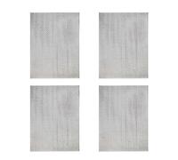 Knnuey 4Pc 21cmX30cm Wire Mesh Silver Wire Mesh Sturdy Metal Mesh Sheets for DIY Projects 304 Stainless Steel No Rust Mesh Screen