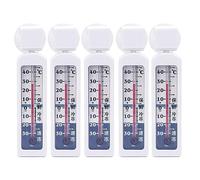 Knnuey 5 Piece Refrigerator Line Freezer Thermometer Fridge Refrigeration Temperature Gauge Monitor Home Use -30℃-40℃