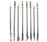 Knnuey 8in 1 IC Chip Repair Thin Tools Set CPU Metal Remover Burin to Remove for Mobile Phone Computer CPU IC Chip Repair