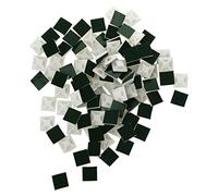 Knnuey Self-Adhesive Plastic Wire Bundle Holder 3mm Cable Tie Mount Base 100Pcs