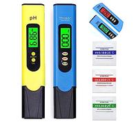 Knnuey TDS Tester and Backlight PH Meter Readout 3-in-1 TDS EC Temperature Meter Suitable for Home, Swimming Pool, Hydroponics