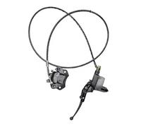 KnnVGuoW Left Hand Rear Handle Bar 150cm Lever Hydraulic Disc Brake 158mm Compatible with ATV Electric Quad Bike Go Kart Buggy Scooter