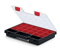 KNO35255B container: collective with boxes black 344x249x50mm NORB 35 KISTENBERG