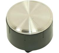 Knob Bosch Oven Cooker Hob Silver & Black Control Switch Knob Dial 616100 esd