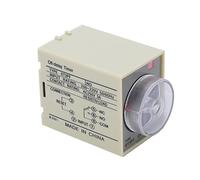 Knob Control Power On Off Delay Timer Relay with Base High Accuracy No Wiring Design 30Min Timer with Protection Replacement for ST3PA B 0 10 S AC 220 V (200V)