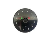Knob Integrated Fingerprint Lock for Safes with Touch Buttons Locks for Cabinets,European Standard Fit