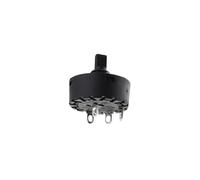 Knob Switch 6A 2/3/5/6/7/8 Position Rotary Switch 3/4/6/7/8/9Pin Electric Oven Power Switch Heater Temperature Control Switch(4 Pole 3)