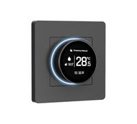 Knob Thermostat Energy Efficient Black Knob Thermostat for Temperature Management & Modern Houses Designing Office Temperature Manager