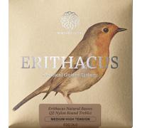 KNOBLOCH ERITHACUS Spanish Guitar Strings, Naturality and Fluency | QZ Nylon, Natural Bass with Round Treble, Soft Attack, Medium Definition and Tone Balance, Set of 6