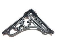 knobs and knockers A Pair of Small Classic Victorian Scroll Shelf Brackets 4 Inch Bracket Cast Iron