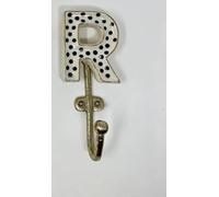 Knobs By Blossom Alphabet Ceramic Hooks (R)