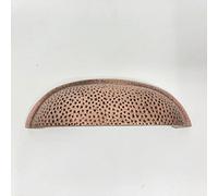 Knobs By Blossom Antique Copper Hammered Knob & Cup Handle Cabinet - Drawer Pull Door Knob Kitchen Replacement Knob (Cup Handle)