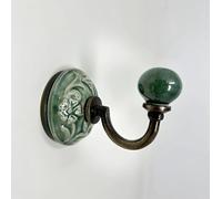 Knobs By Blossom Ceramic Hook (Green)