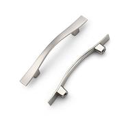 KNOBWELL 6 Pack 3" Nickel Cabinet Pulls Drawer Handles Cabinet Handles