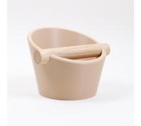 KNOCDIC Oval Coffee Knock Box, Knock Box Personalized, Unique Gift for Coffee Lovers (Matte Latte Brown, Medium)