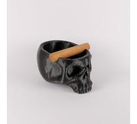 KNOCDIC The Skull Knock Box, Coffee Knock Box, Knock Box Personalized, Barista Knock Box (Galaxy Green, Small)