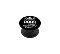 Knock and the Door Will Be Opened LUKE 11:9 Faith Quote PopSockets Adhesive PopGrip