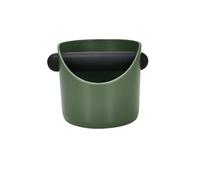 Knock Box Coffee Grounds Container Anti Slip Dump Bin Grind，Compatible For Delonghi Breville Bar Cafe Accessories Barista Tools(A Dark Green 450ml)