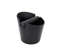 Knock Box Coffee Grounds Container Anti Slip Dump Bin Grind，Compatible For Delonghi，Compatible For Breville Bar Cafe(A 550ml Black)