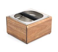 Knock Box | Large Capacity Espresso Knock Box | Non-Slip Base Knock Box Espresso | Coffee Knock Box | Shock Absorbant Espresso Knock Box and tamp station | Knock box for espresso coffee grounds