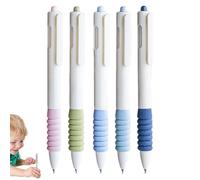 Knock Gel Pen with Soft Grip Refillable Quick Dry Neutral Pen Set Ultra-Fine 0.5mm Nib Quick Dry Specification Stylish Stationery with No Slip Grip | Handy S