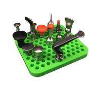 Knock Head Storage Plate - Silicone Small Parts Organizer | Compact Anti Slip M8 Threaded Chuck Replacement | Designed to Keep Tapping Heads Repair Pens and Replacement Tools Neatly Arranged