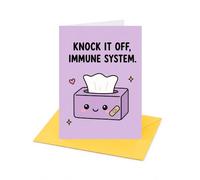 Knock It Off Immune System Get Well Soon Card