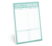 Knock Knock 1-Count Things to Do Around the House Pad with Magnet, Honey Do List Note Pad & Shopping Grocery List Pad, 6 x 9-inches (Teal)