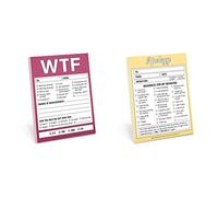 Knock Knock 12088 WTF Nifty Note &Knock 12060 Humorous Apology Note Pad - 50 sheets