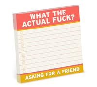 Knock Knock Actual Fuck Sticky Notes (4 x 4-inches) (Knock Knock Sticky Notes (4x4))