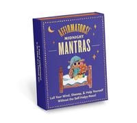 Knock Knock Affirmators!® Mantras Midnight Affirmation Cards Deck: 3AM Affirmation Cards Deck (30 Cards)