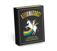 Knock Knock Affirmators! Original: 50 Affirmation Cards Deck Affirmators Original Affirmation Cards to Help You Help Yourself without The Self-Helpy-Ness (50 Cards),3.75 x 5-inches