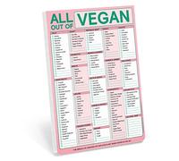 Knock Knock All Out of Grocery List Note Pad (Vegan) - Plant-Based Grocery Shopping List & Magnetic Notepad, 6 x 9-inches