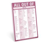 Knock Knock All Out Of Pad (Keto), Keto Diet Grocery List Note Pad, 6 x 9-inches