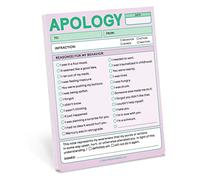 Knock Knock Apology Nifty Note (Pastel Version)