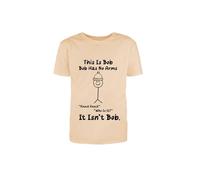 Knock Knock Bob Funny Meme Inspire T-Shirt, Unisex Bob Has No Arm T-Shirt (UK, Alpha, M, Regular, Regular, Beige)