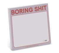 Knock Knock Boring Shit Sticky Note