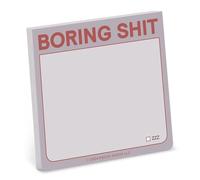 Knock Knock Boring Shit Sticky Note (Knock Knock Sticky Notes)