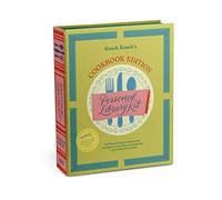 Knock Knock Cookbook Edition Personal Library Kit & Gift for Book Lovers - Card Catalog Checkout Cards, Bookplates, Date Stamp & Inkpad