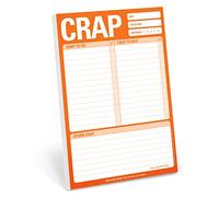 Knock Knock Crap Pad, To Do List Note Pad, 6 x 9-inches